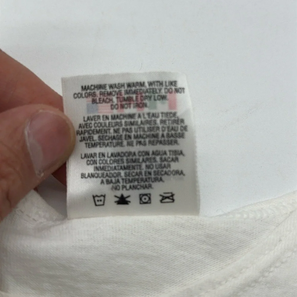 Vintage Adidas Tank Top‎ Mens Large White Embroidered Logo Made in USA 90s Vest